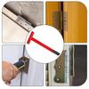 Door Hinge Repair Tool Long Rubber Grip Door Hinge Alignment Tool Heavy-duty Door Adjuster For 0.134 And 0.180 Specification