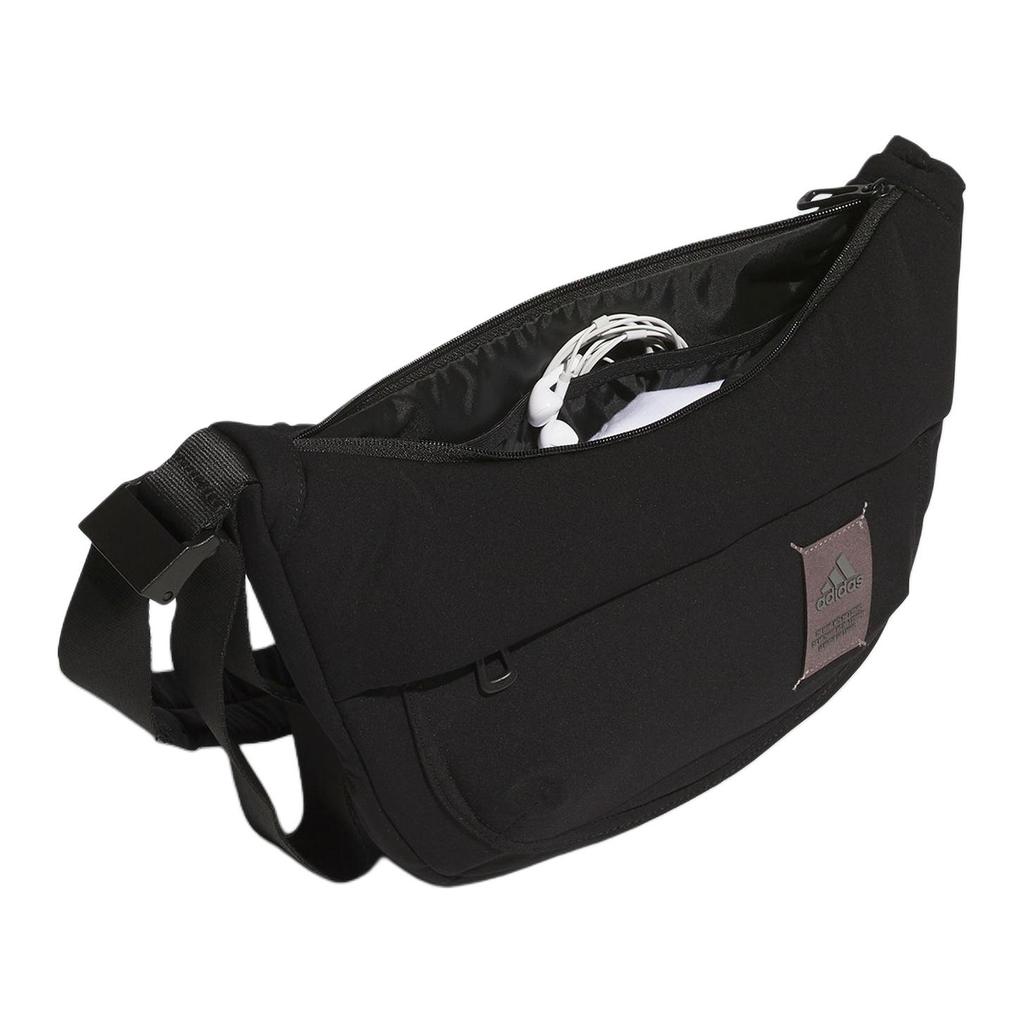 Adidas Recycled Polyester Shoulder Bag Regular Unisex Black JF6246