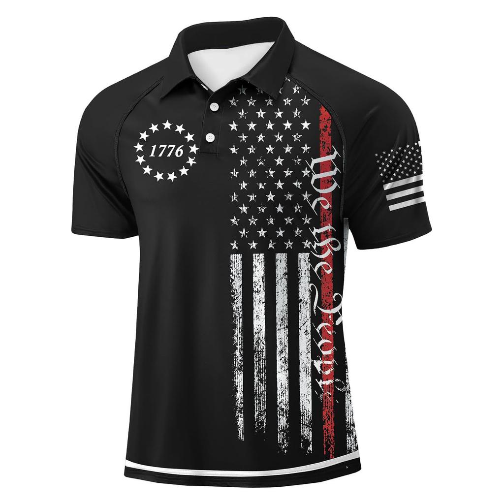 Men's Casual Button-Down Collar Short-Sleeve Shirt