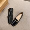 Frühlings-Herbstschuhe Damen Flats Weich Mode Marke Büro Damen Schuhe Schwarz Gold Silber Übergröße 42