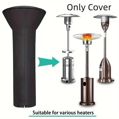 1pcs Patio Heater Cover with Zipper And Storage Bag, Outdoor Heater Cover Has, Features for Patio Heater