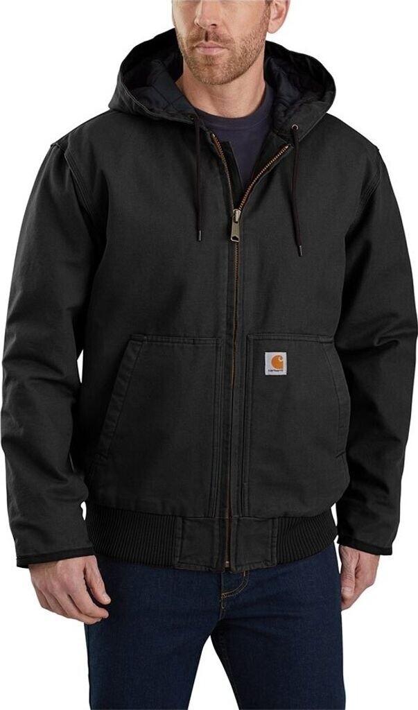 Winter Jacket Carhartt Duck Quilt-Lined Active Jacket Black