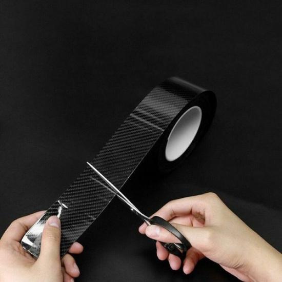 Protector Sill Scuff Cover Car Door Plate Sticker Bumper Body Anti-Scratch Strip