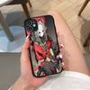 Anime The Freak Circus Pierrot Matte Translucent Phone Case For Iphone 16 ProMax 15 14 13 12 11 X XS PRO Plus