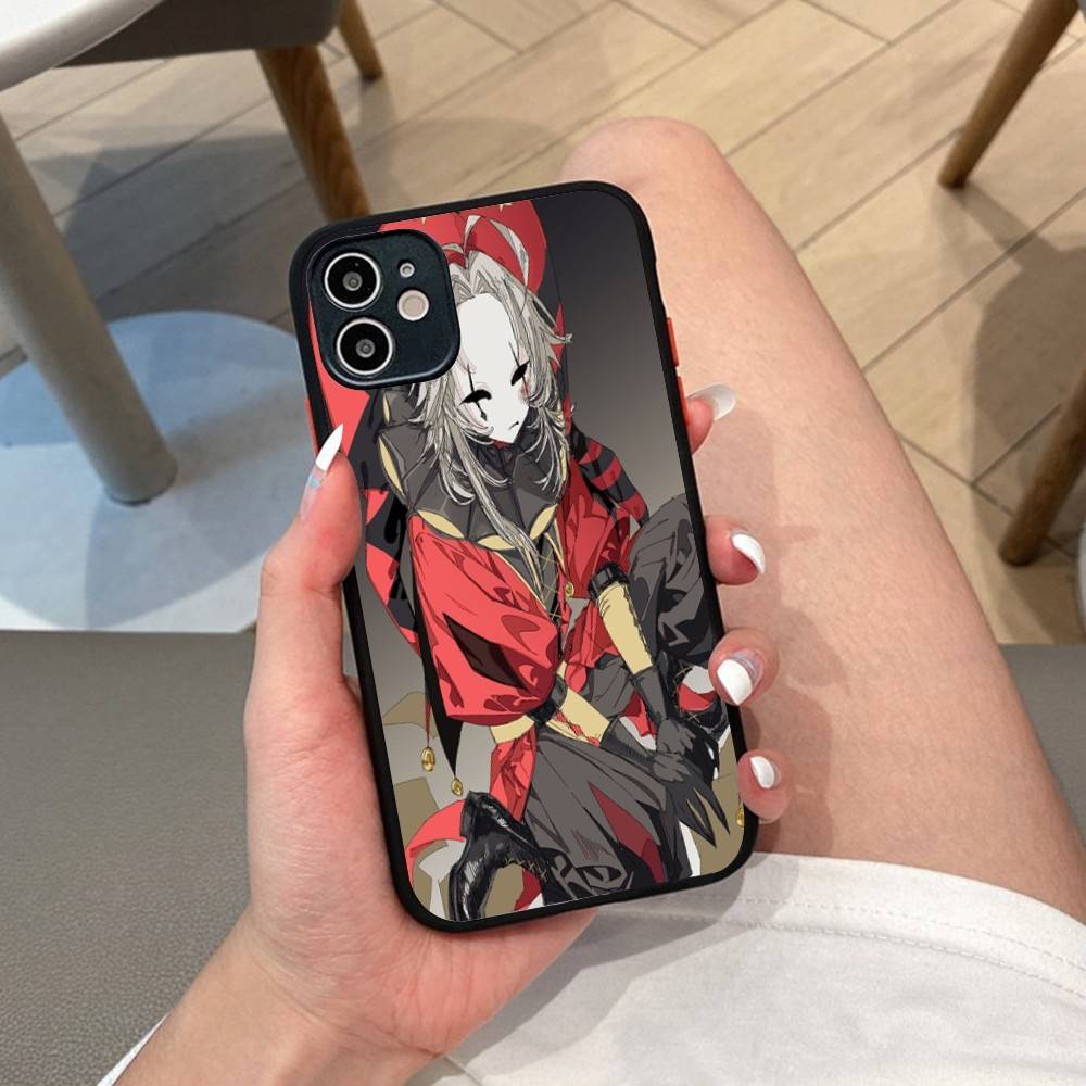 Anime The Freak Circus Pierrot Matte Translucent Phone Case For Iphone 16 ProMax 15 14 13 12 11 X XS PRO Plus