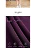 Elegant Plus-Size Purple Long-Sleeved Dress: Loose Slimming Straight Mid-Length for Spring & Autumn
