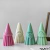 DIY Creative Santa Claus Silicone Mold Handmade Aroma Candle Plaster Resin Molds Christmas Decoration Candle Making