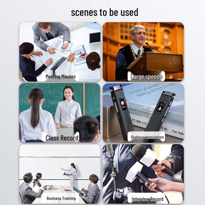 Registratore Vocale Intelligente AI Newsmy A13