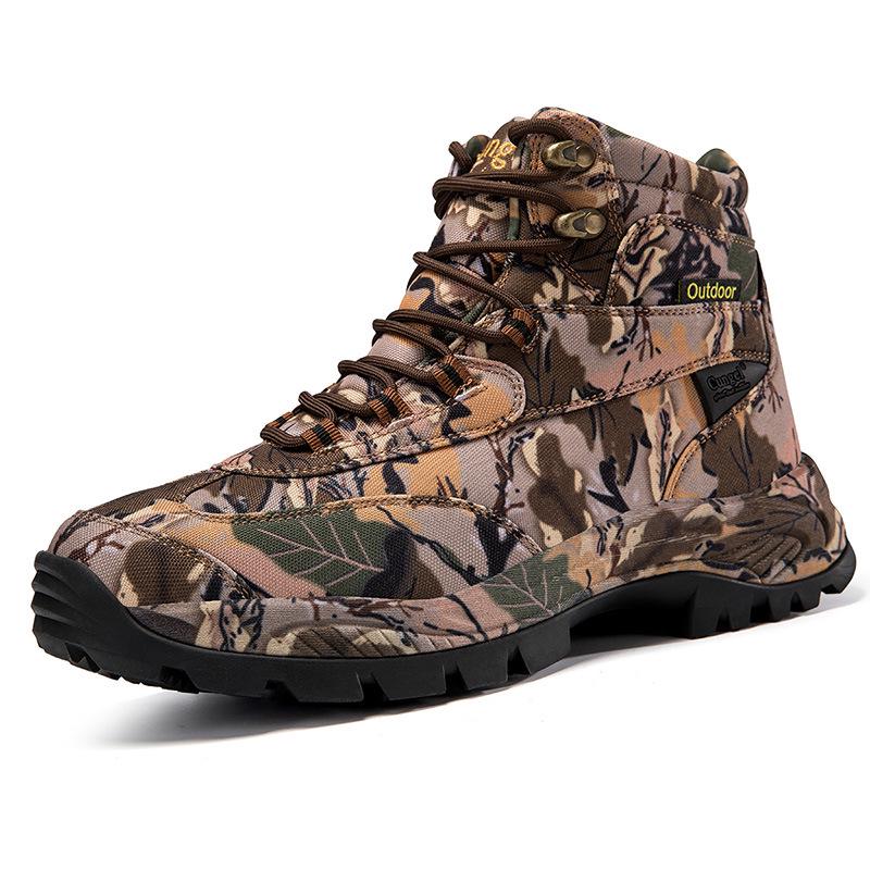 Plus Size High-Top Wear-Resistant Non-Slip Outdoor Men s Hiking Shoes 45