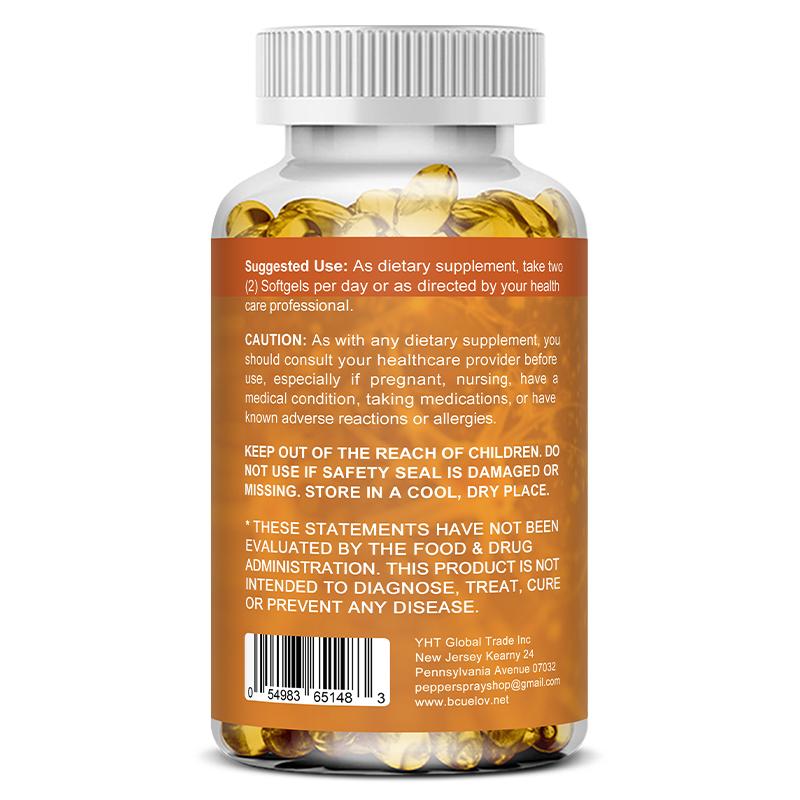 Bcuelov Omega-3 Power 120 Softgels - 60-Day Supply