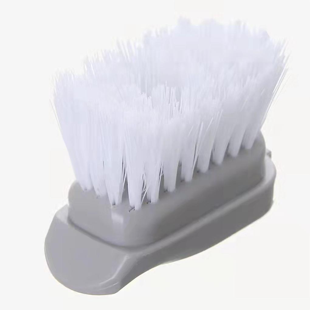 2-In-1 Plate Kitchen Cleaning Brush Removable Head Sponge Tools Dish Long Handle Scrubber Dispenser Pot Sink Household