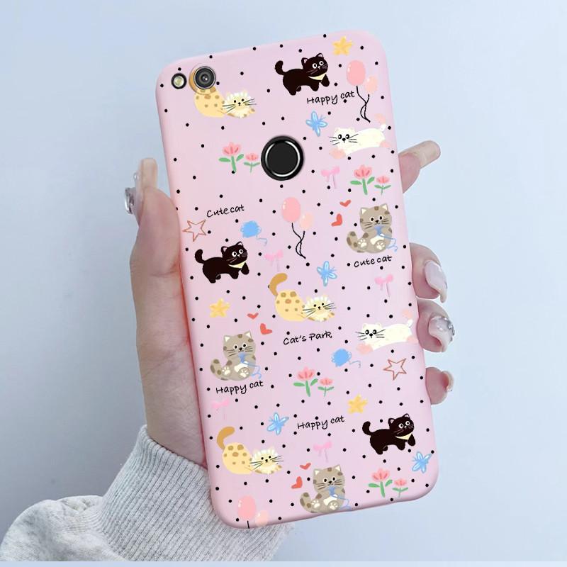For Huawei P8 Lite 2017 GR3 2017 Case Honor 8 Lite Soft TPU Silicone Cover Cute Cartoon Panda Phone Case PRA-LX1 LX3 Coque Funda