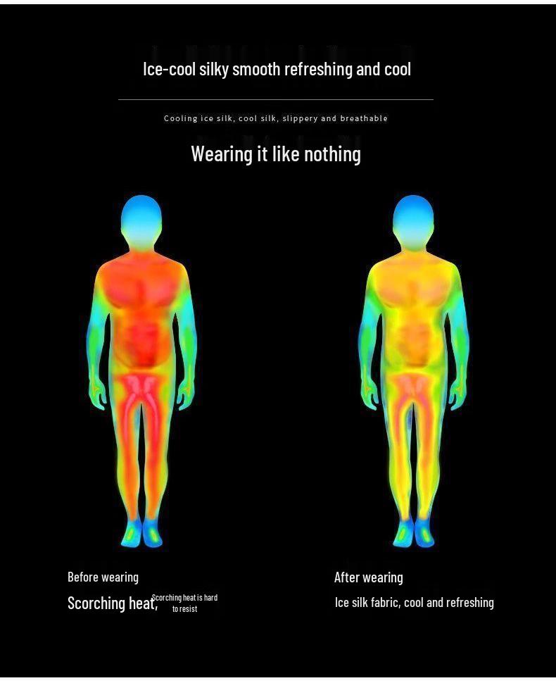 Ice Silk Loose Fit Summer Running T-Shirt