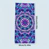 Mandala Beach Towel Sand Resistant - Super Absorbent Microfiber Quick Dry Towel - Colorful Yoga Towel for Swimming, Camping,