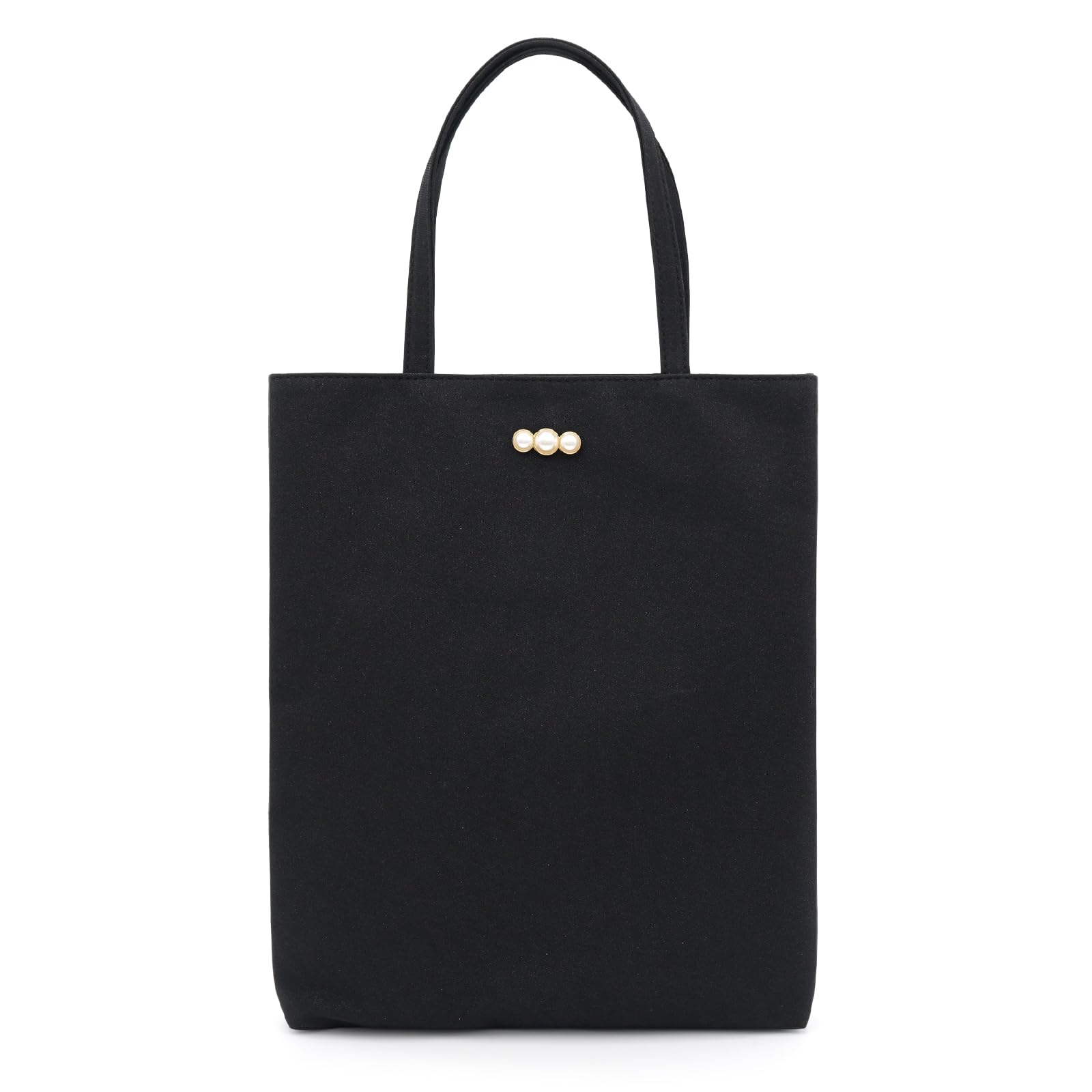 

Plex Party Bag, Lamé, Large, Perfect for Weddings, Entrance Ceremonies, Graduations, and Coming-of-Age Ceremonies, Black