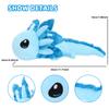 Weigted Plush Soft Axolotl Weigted Plush Toy Cute Stuffed Pillow Doll for Boys Girls Birthday Christmas Gift