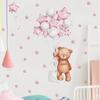 Cartoon Star Bear Moon Cloud Decoration Wall Decal Home Decoration Wall Decal Self Adhesive