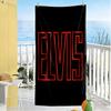 Elvis Neon Sign Beach Towel Soft Durable Quick-Dry Comfortable Lightweight Suitable for Sports, Travel, Swimming, Yoga, Bathroom, Beach, And Pool