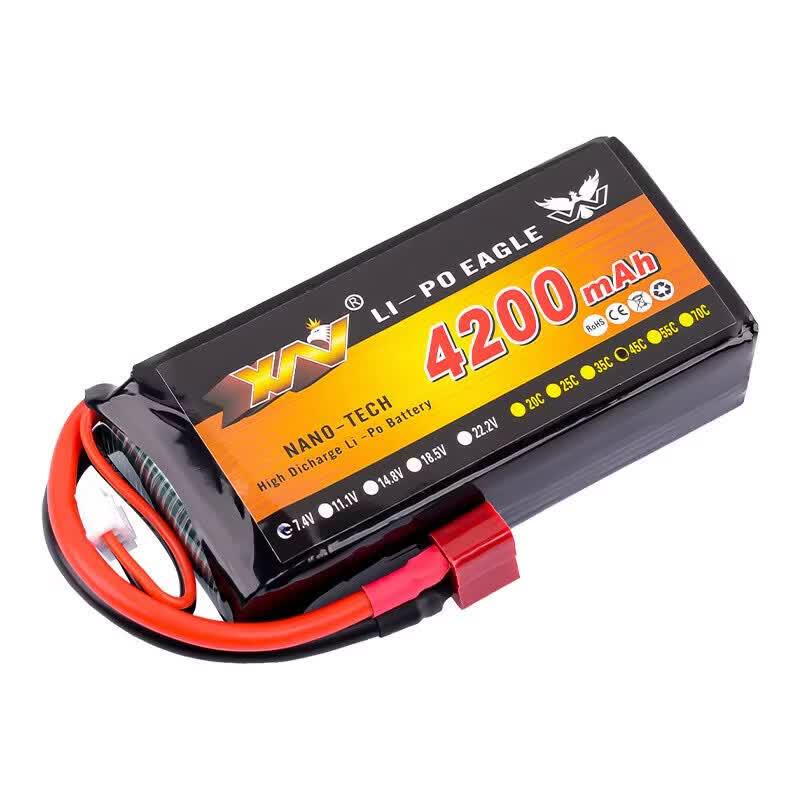 Qi Shao Hawk King 7.4V 4200mAh 2S LiPo Battery