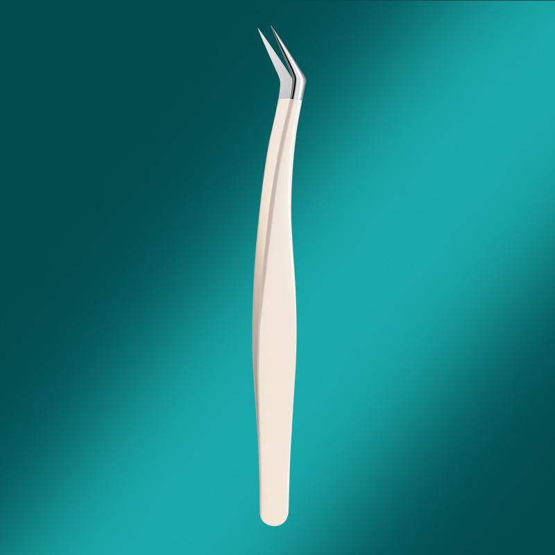 Gold Feather Anti-Stick Precision Eyelash Tweezers: Full Set for Beginner Beauty Lash Artists
