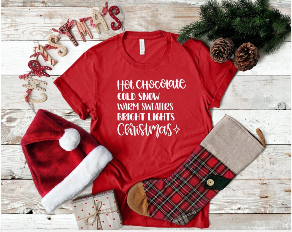 Christmas Shirt, Women's Shirt, Women's Short Sleeve, Christmas