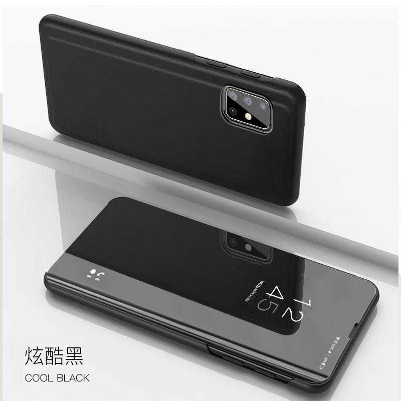 Capa Flip Smart Mirror para Samsung Galaxy A12 A22 A32 A52 A72 A21S A31 A41 A51 A71 S20FE S21 Plus M21 M31 M51 M52 S10 Lite