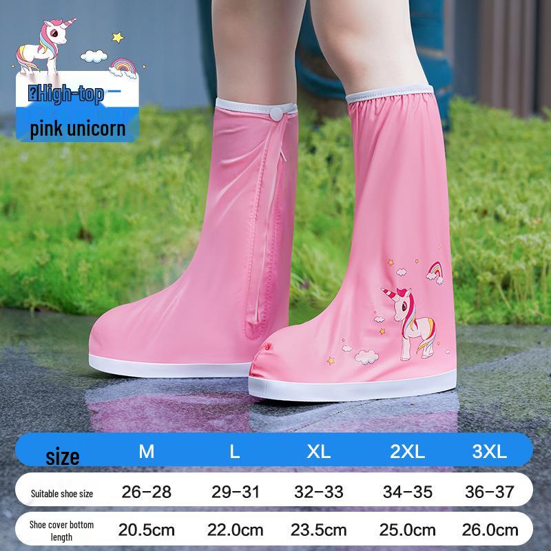 Positive Rain Waterproof Shoe Covers for All - Non-Slip, Thickened, Wear-Resistant, Dirt-Proof, Wash-Free Rain Boots for Everyone