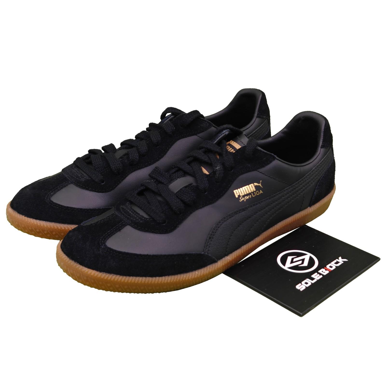 PUMA Super Liga OG Retro Black Gold Gum - 356999-28 40.5