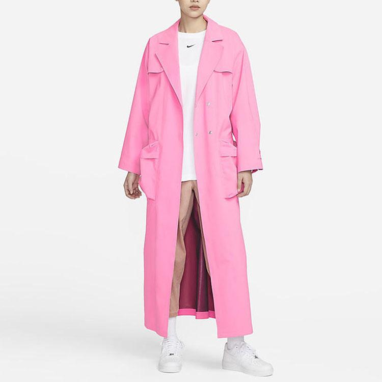 Nike Sportovní oblečení Storm-FIT ADV Tech Pack Jednobarevná Kapsa v pase Límec Větrovka Dámské bundy Růžová DV8231-606
