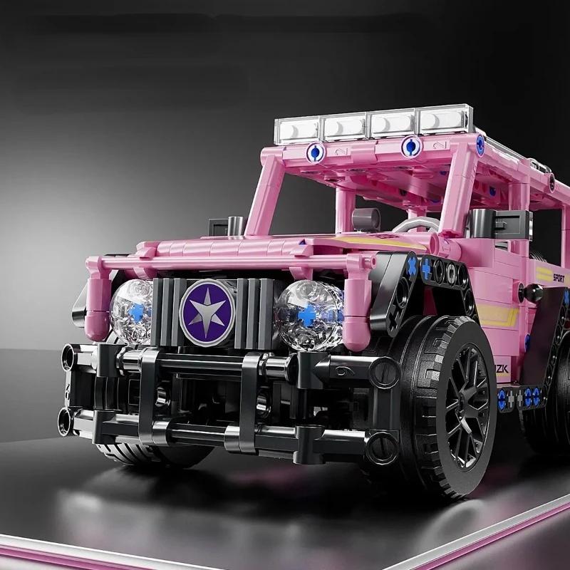 1:18 Timeless Super City Racing Car Construction Blocks Sports Car Blocks Vehicle Sets Technical Diy Plaything For Kid Gift