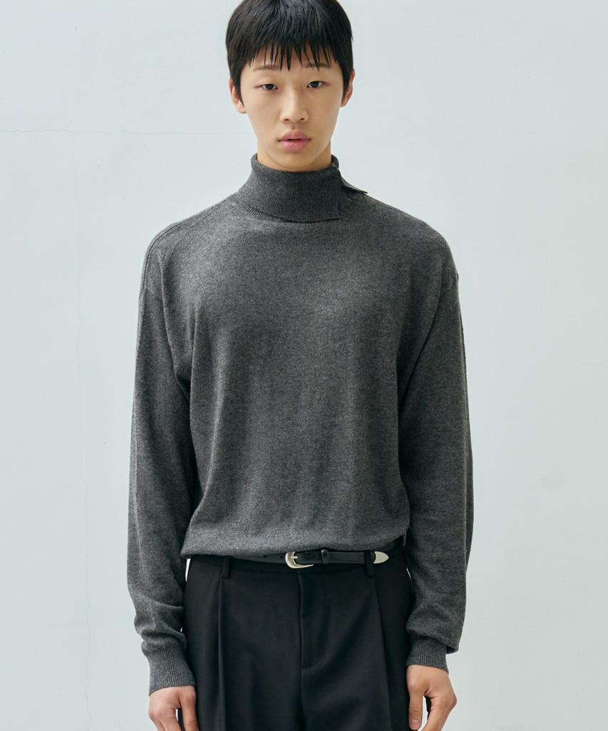 MINAV Cashmere Belle Turtleneck Knit [Ivory]