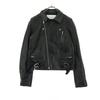 LE CIEL LEU Long Sleeve Leather Double Riders Jacket 38 Sheep Leather Women Used