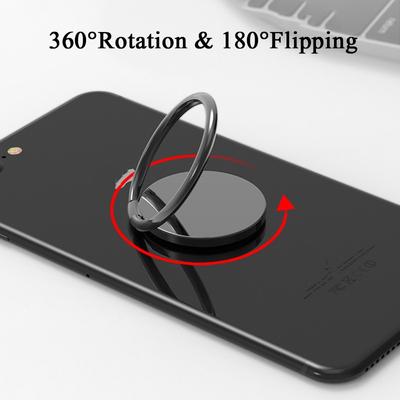 Luxuriöser Handy-Steckdosenhalter aus Metall, universeller 360-Grad-Drehungs-Fingerringhalter, magnetische Autohalterung, Ständer, Zubehör