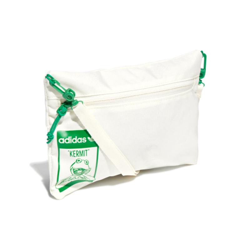 adidas Originals BORSA KERMIT Collaborazione Borsa a Spalla in Poliestere, Borsa a Tracolla Regolare Unisex Adidas GN3210