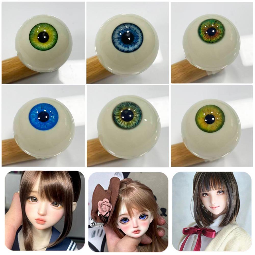1 Paar 10 Stile Acryl Falsche Augen Augäpfel DIY Puppenherstellung Basteln Für BJD Puppe