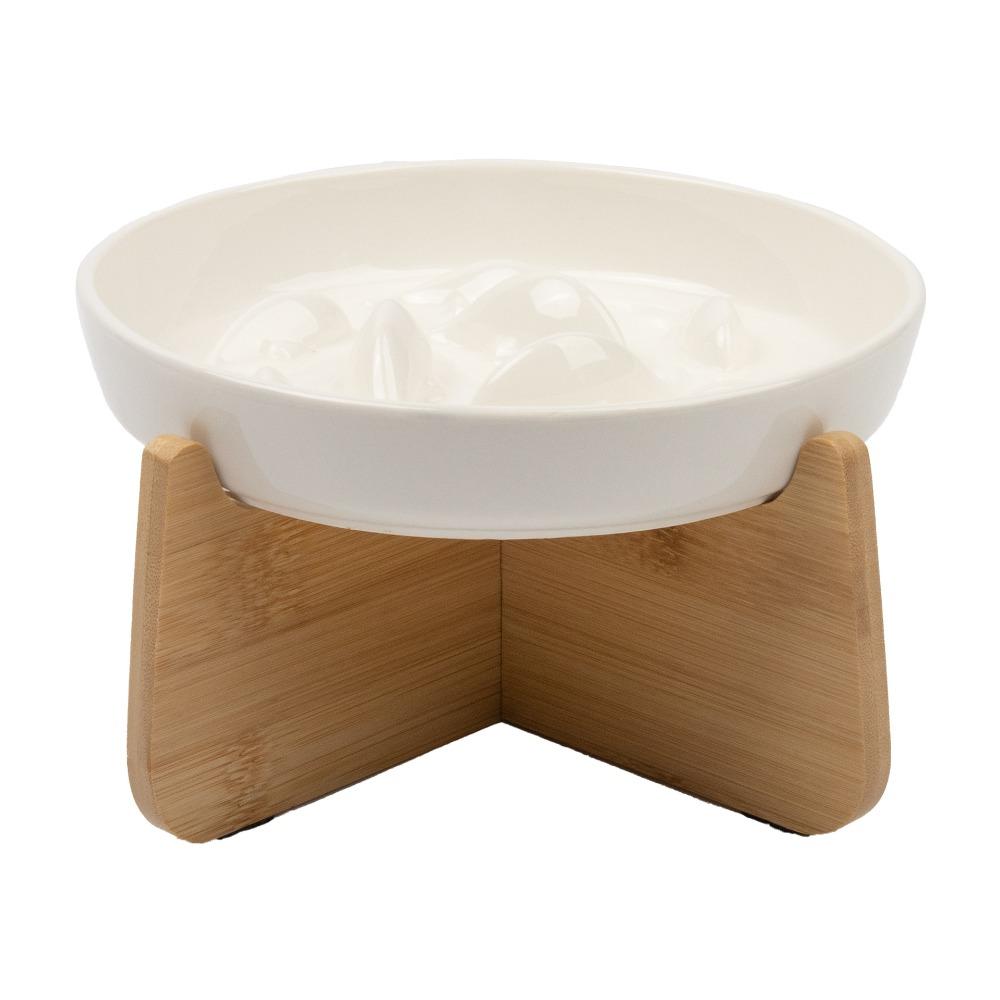 Anti-choking Slow Feeder Bowl Ceramic Cat Feeding Bowl Anti Vomiting Bowl  for Cats Dogs