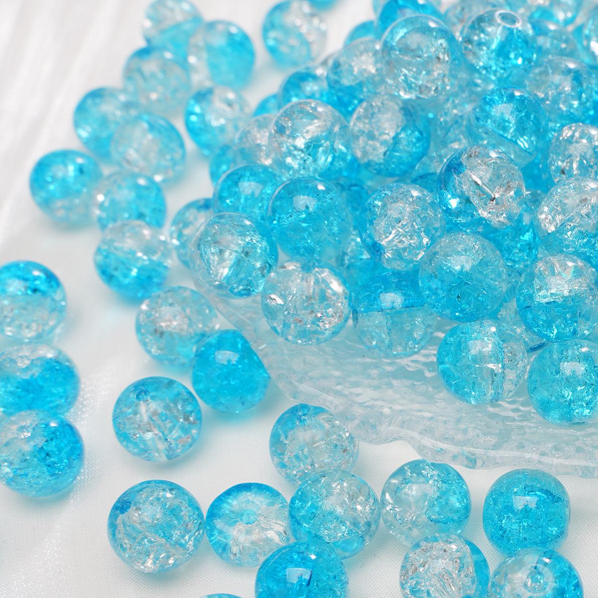 

Стекло Дуплекс Взрыв Кристалл Кракле Бусины Ручной Работы Бисероплетение Материалы Браслет Ожерелье Глазурь Бусины Рассыпчатые Сломанные Бусины Бусины для Изготовления Ювелирных Изделий 8mm About 100 pieces