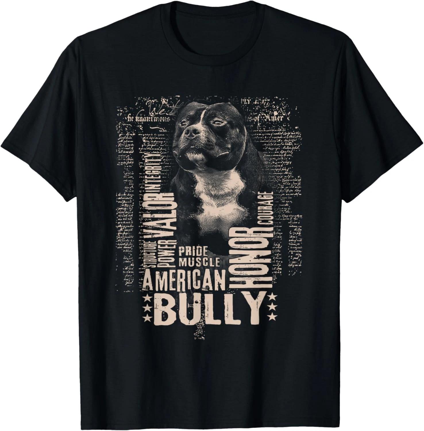 Pit Bull honor power and pride with American Bully Mascot Gift Unisex T-Shirt L