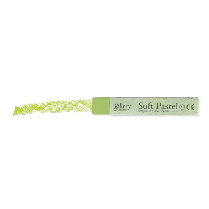 MUNGYO Pastel sec tendre Carré 6 x Green yellowish earth