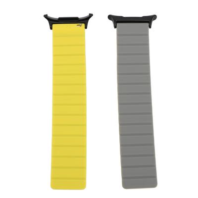 Magnetic Watch Band for Galaxy Watch 7 Ultra 47mm Water Resistant Soft Silicone Adjustable