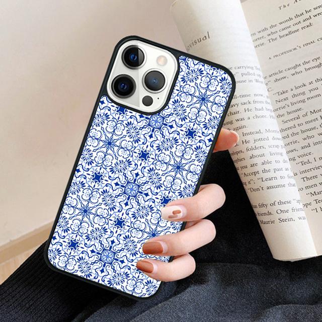 Portuguese Tiles Phone Case Cover For iPhone 17 Air 16 15 14 plus 12 13 pro max coque Shell Fundas