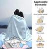 1pc NAME CINNAMOROLL Blanket Lightweight Flannel Throw for Sofa Bed Travel Camping Livingroom Office Couch Chair