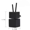 1 Piece Car Decoration Square Car Hanging Glass Bottle Air Freshener Empty Bottle Aromatherapy Ornament Pendant Diffuser
