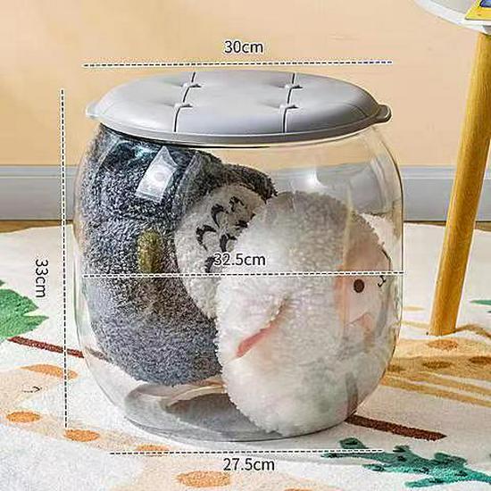 Children's Stackable Toy and Doll Storage Stool