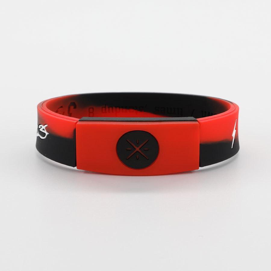 NBA Luminous Silicone Bracelet: Curry, Durant, James, Irving Edition, 20cm Snap Closure.