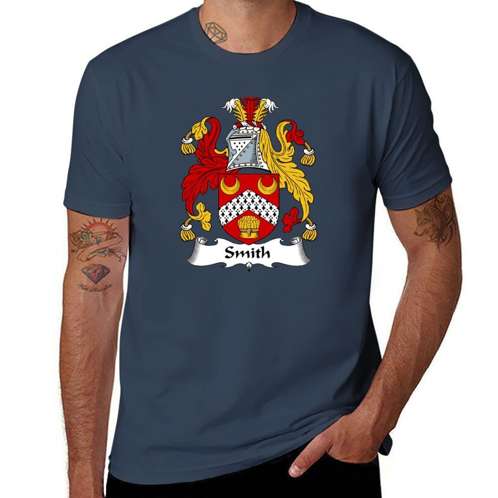 Smith Coat of Arms Smith Family Crest TShirt Athletic Quick Dry TShirt for Unisex S