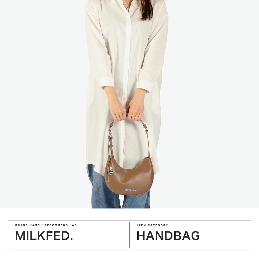 Milkfed Heart Charm One Handle Bag Off White Tote Bag