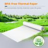 Bagana US Letter Thermal Printer Paper 8.5 x 11 Inch 4 Rolls Multipurpose Inkless Rolled Thermal Printing Paper Compatible with Letter Portable