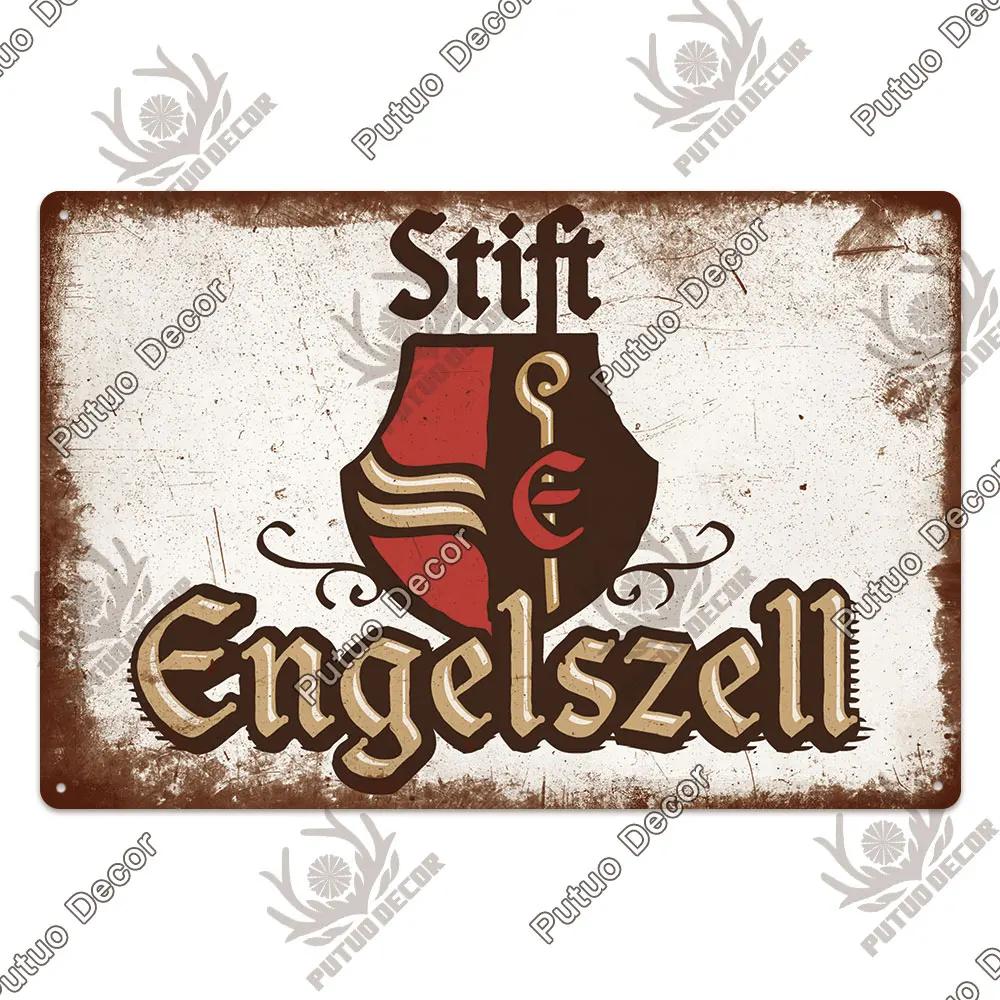 Putuo Decor Belgium Beer Plaque Metal Vintage Tin Sign Metal Sign Decorative Plaque Wall Decor Pub Bar Man Cave Club Decoration