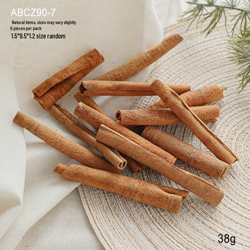 Natural Pine Cones, Logs, and Dried Fruits - Christmas Atmosphere Decoration Supplies